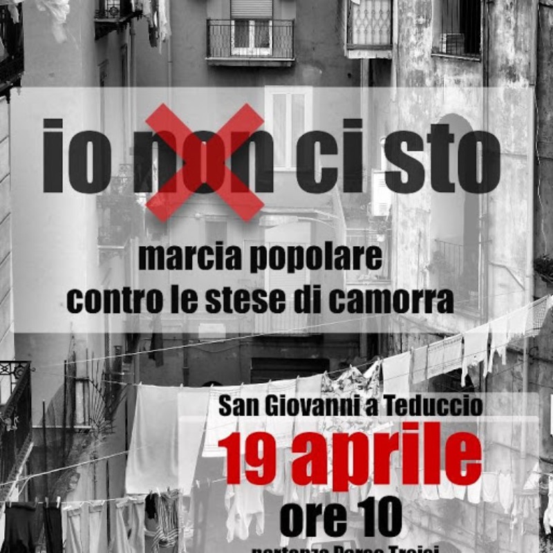 Marcia popolare contro le stese di camorra