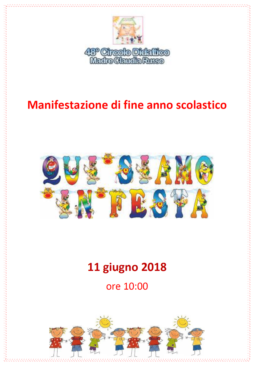 11.06.2018 - MANIFESTAZIONE FINE ANNO